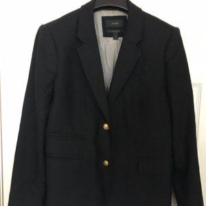 J. Crew Black Schoolboy Blazer Size 10